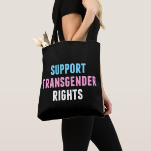Unterstützung von Transgender-Rechten Tasche