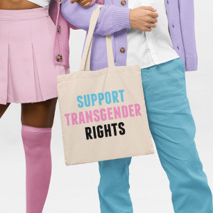 Unterstützung von Transgender-Rechten Tragetasche