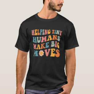 Unterstützung winziger Menschen beim Coolen Beruf T-Shirt