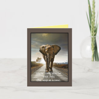 Unterstützung zu einem Freund, Ermutigung Karte