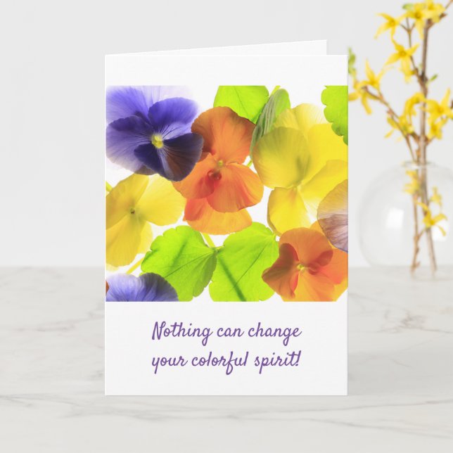 Unterstützung zur Förderung des Krebses durch Pans Karte (Gelbe Blume)