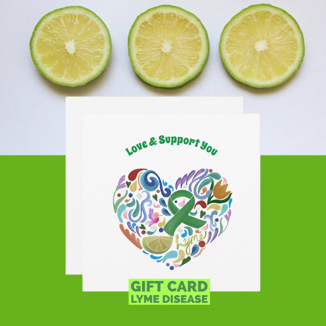 Unterstützung zur Sensibilisierung für Lyme-Erkran Karte (Gift Card for someone with Lyme Disease #lyme #lymedisease)