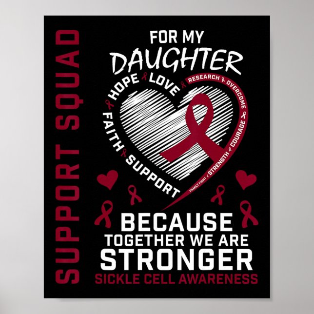 Unterstützungsgruppe für das Shirt der Sichelzella Poster (Vorne)