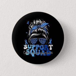 Unterstützungsgruppe Groovy Darmkrebs-Bewusstsein Button