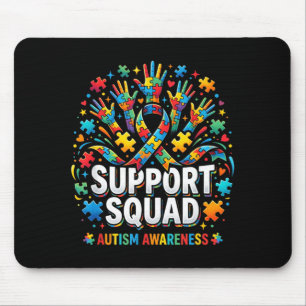 Unterstützungsteam Autismus-Bewusstsein Puzzle-Ban Mousepad