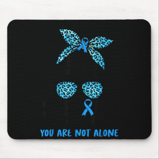 Unterstützungsteam Blue Warrior Diabetes-Bewusstse Mousepad