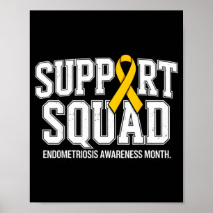 Unterstützungsteam Endometriose-Bewusstseinsmonat  Poster