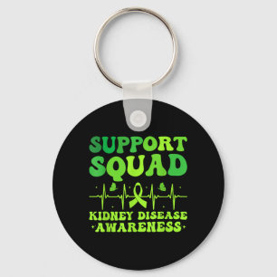 Unterstützungsteam Grüne Schleife _ Nierenerkranku Schlüsselanhänger