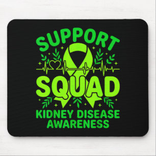 Unterstützungsteam Grüne Schleife Nierenerkrankung Mousepad