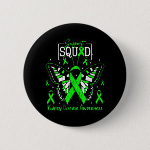 Unterstützungsteam Grüne Schleife Schmetterling PK Button