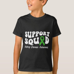 Unterstützungsteam Grünes Band Nierenerkrankung T-Shirt