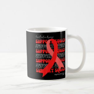 Unterstützungsteam Herzklappenkrankheit Bewusstsei Kaffeetasse