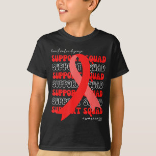 Unterstützungsteam Herzklappenkrankheit Bewusstsei T-Shirt