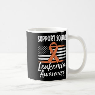 Unterstützungsteam Leukämie-Bewusstsein Oranges Ba Kaffeetasse