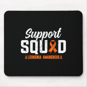 Unterstützungsteam Leukämie Blutkrebs-Bewusstsein Mousepad