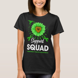 Unterstützungsteam Lymphom-Krebsbewusstsein Sonnen T-Shirt