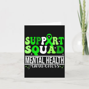 Unterstützungsteam Mental Health Awareness Einheit Karte