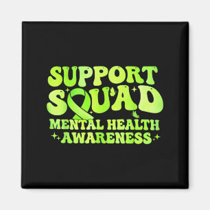Unterstützungsteam Mental Health Awareness Monat G Magnet
