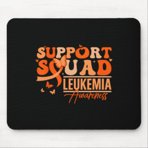 Unterstützungsteam Orange Band Leukämie Blutkrebs Mousepad