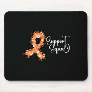 Unterstützungsteam Orange Band Leukämie Blutkrebs Mousepad