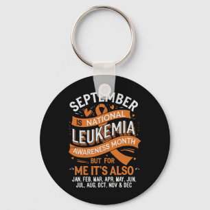 Unterstützungsteam Orange Band Leukämie Blutkrebs Schlüsselanhänger
