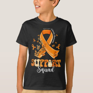 Unterstützungsteam Orange Schleife Schmetterling M T-Shirt
