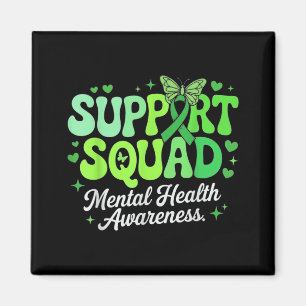 Unterstützungsteam Psychische Gesundheitsbewusstse Magnet