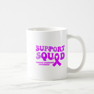 Unterstützungsteam Purple Ribbon Moebius Design Kaffeetasse