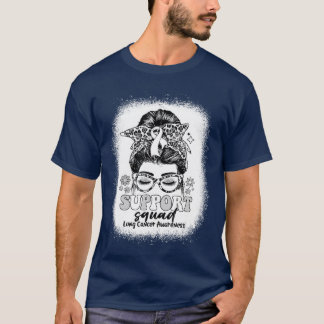 Unterstützungsteam Unordentliche Frisur Lungenbewu T-Shirt