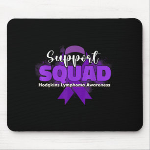 Unterstützungsteams Lila Bänder Hodgkin-Lymphom Mw Mousepad