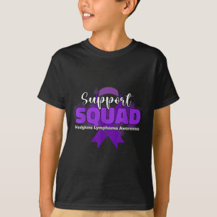 Unterstützungsteams Lila Bänder Hodgkin-Lymphom Mw T-Shirt