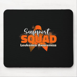 Unterstützungsteams orangefarbenes Band Leukämie K Mousepad