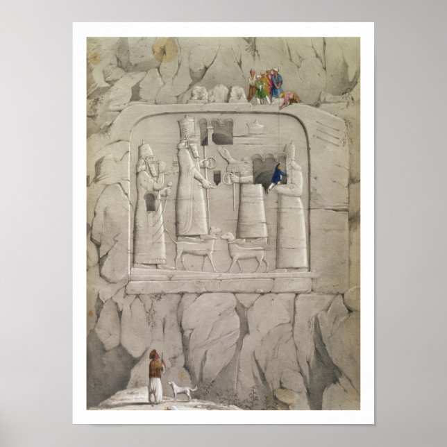 Untersuchung einer assyrischen Felsskulptur von 'D Poster (Vorne)