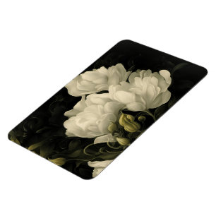 Untersuchung einer Peony-Blume Magnet