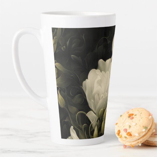 Untersuchung einer Peony-Blume Milchtasse (Beispiel)