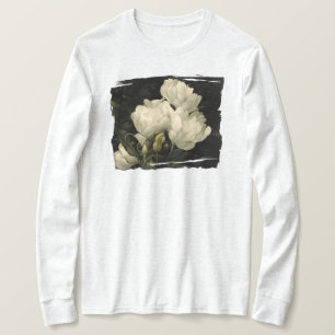 Untersuchung einer Peony-Blume T-Shirt