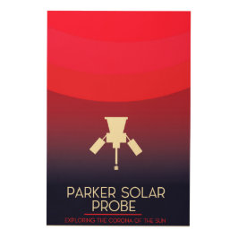 Untersuchung von Parker Solar Sonden Holzdruck