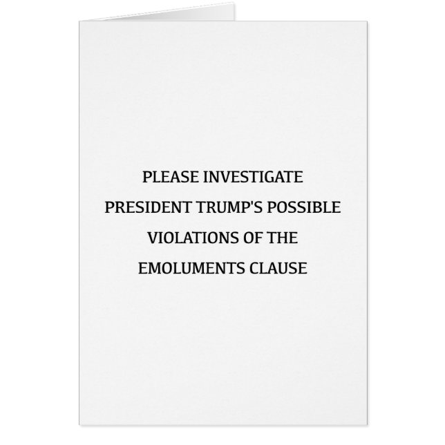 Untersuchung von Trump (Vorne)