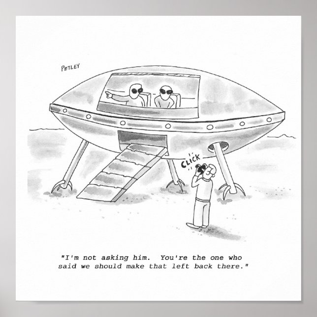 Untertasse Poster (Vorne)