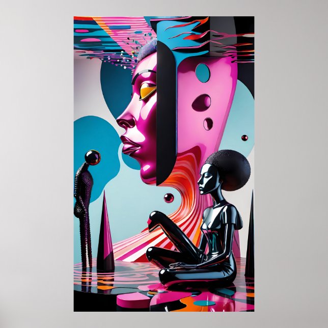 Untertauchen in der neuen Welt Poster (Vorne)