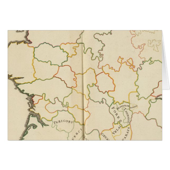 Unterteilung Frankreichs (Vorderseite (Horizontal))