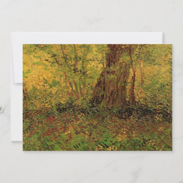 Unterwachstum von Vincent van Gogh Einladung (Vorderseite)