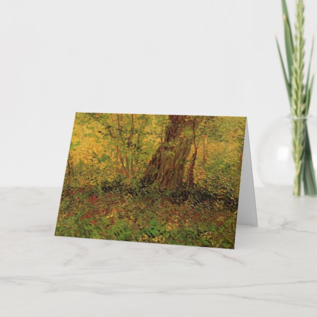 Unterwachstum von Vincent van Gogh Karte (Vorderseite)