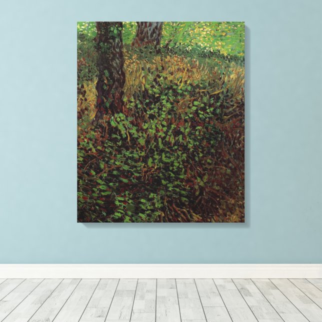 Unterwachstum von Vincent van Gogh Leinwanddruck (Insitu (Holzboden))