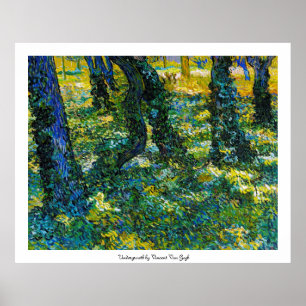 Unterwachstum von Vincent Van Gogh Poster