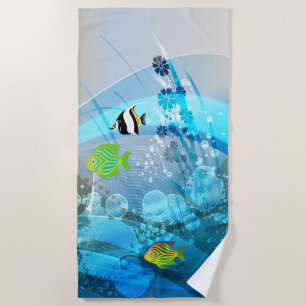 Unterwasser 1 Strandhandtuch