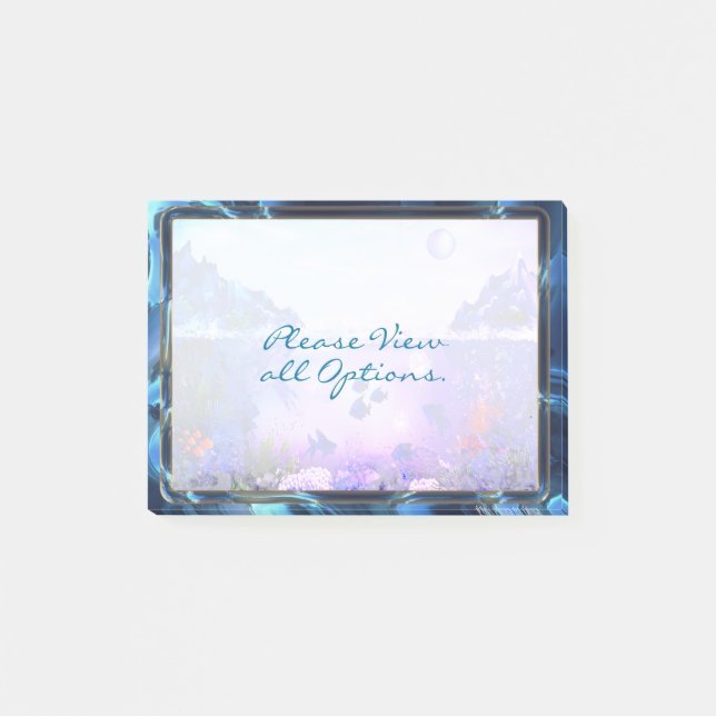 Unterwasser 5A Post-it Klebezettel (Vorderseite)