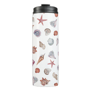 Unterwasser-Aquarell-Komposition Serie Design 4  Thermosbecher