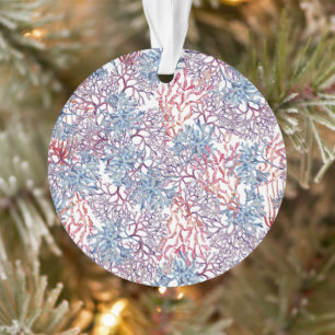 Unterwasser-Aquarell-Komposition Serie Design 5 Ornament