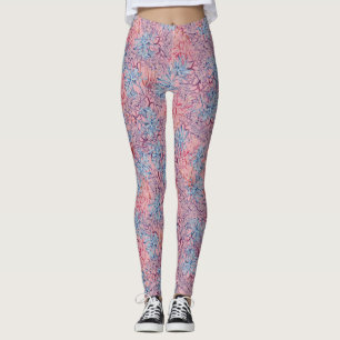 Unterwasser-Aquarell-Zusammensetzung Reihe Design Leggings